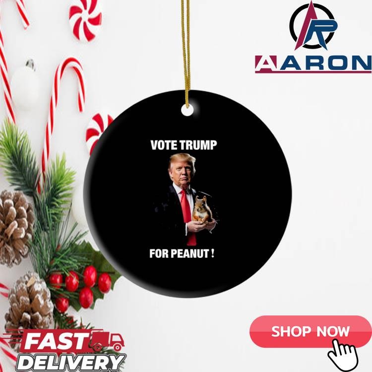 New Vote Trump For Peanut 2024 Ornament