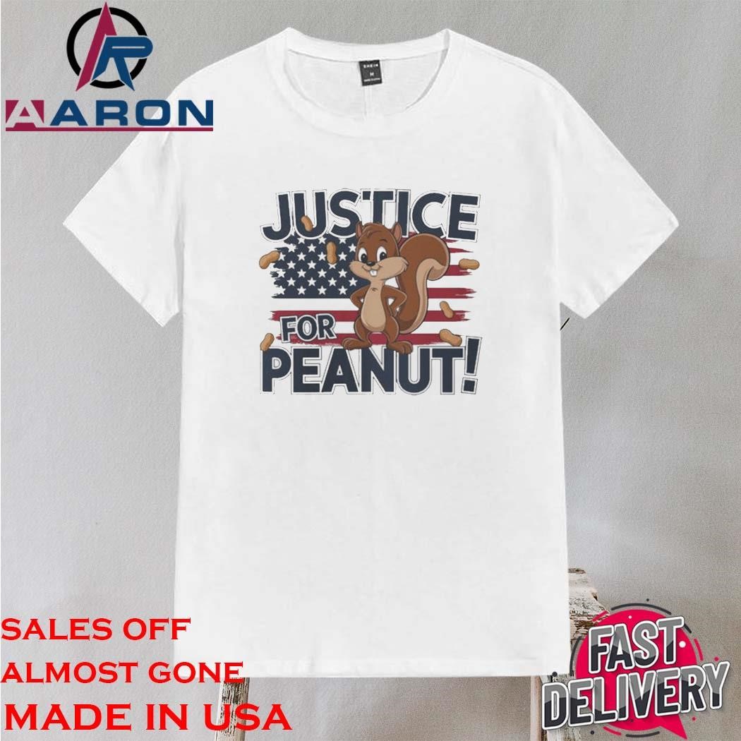 Official Justice For Peanut The Squirrel Gildan Shirt