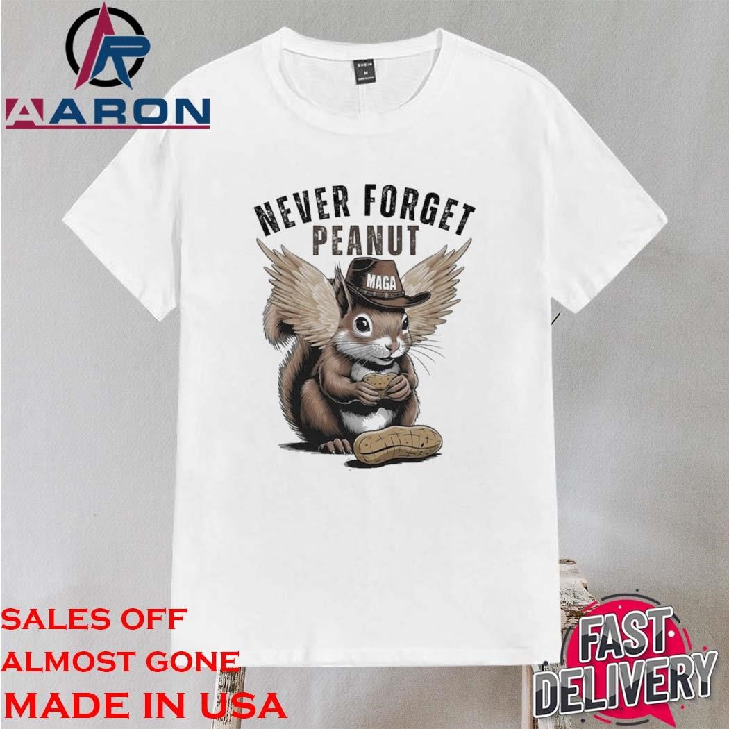 Official Peanut Squirrel Never Forget Peanut 2024 Shirt