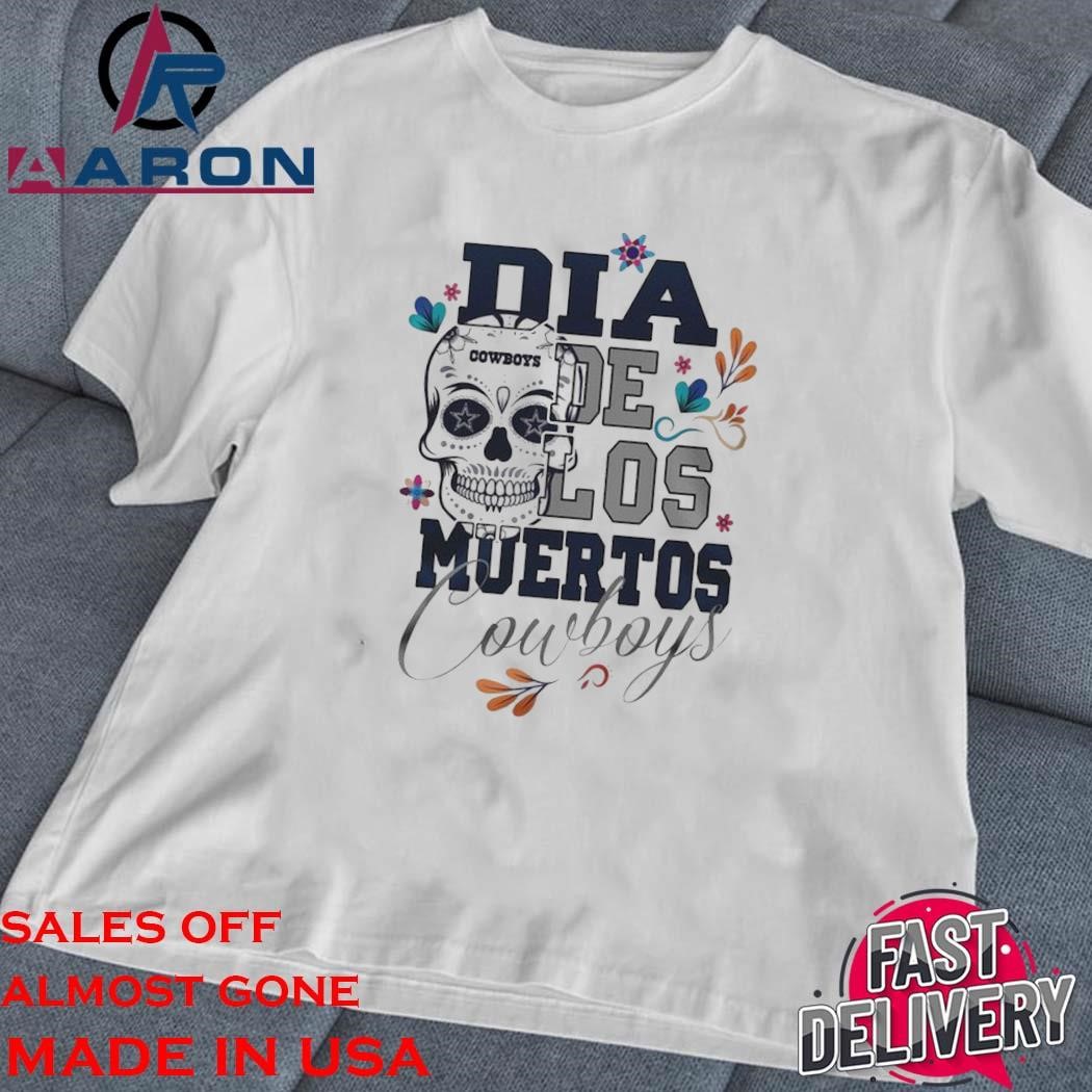 Official Skull Dallas Cowboys Football Dia De Los Muertos classic