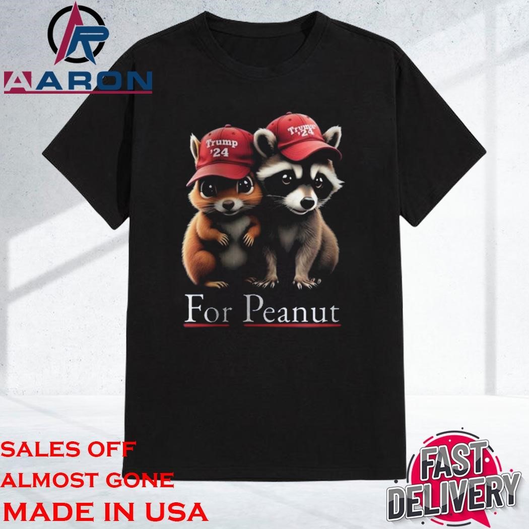 Official Trump 2024 Peanut Squirrel For Peanut Shirt