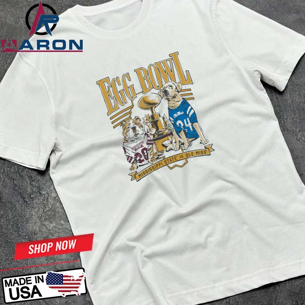 Ole Miss vs. Mississippi State Game Day 2024 Egg Bowl T-Shirts