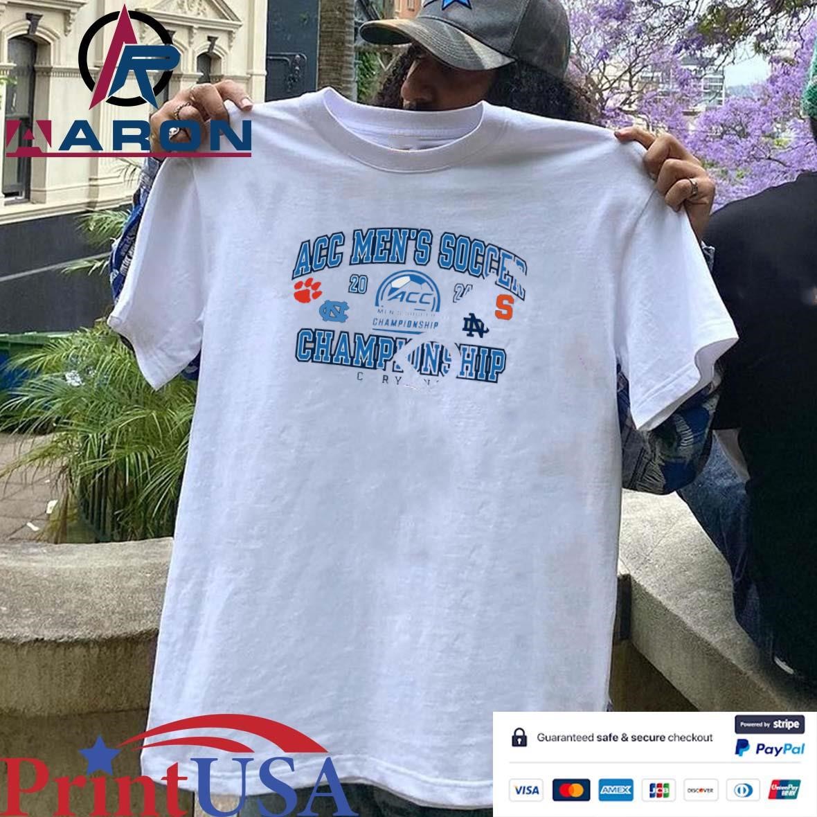 Original ACC Men's Soccer 2024 Championship Cary, Nc Shirt