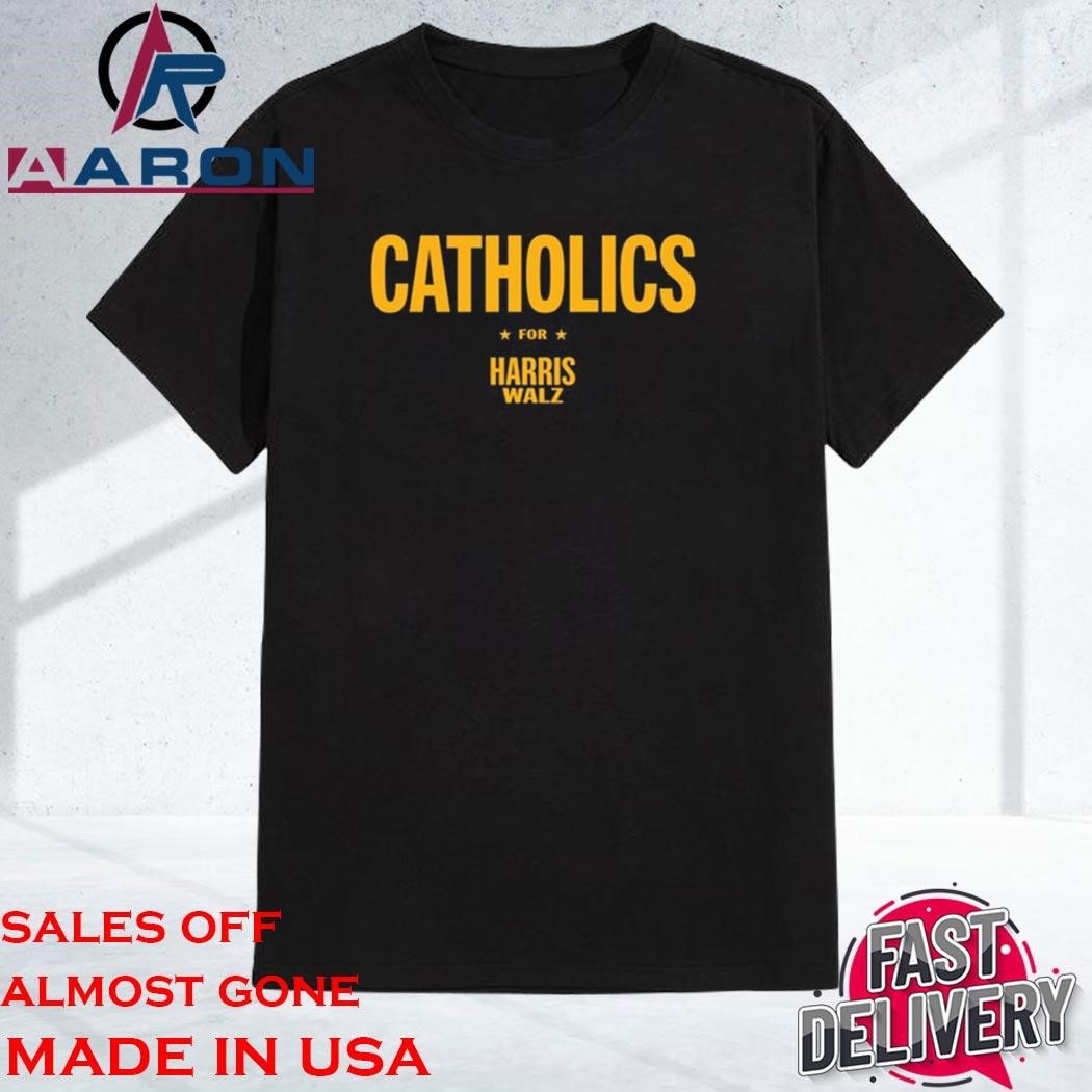 Original Christopher Hale Catholics For Harris Walz Shirt