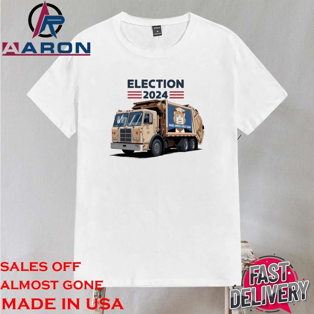 Original Donald Trump Garbage Truck Election 2024 Make America Great Again Shirt