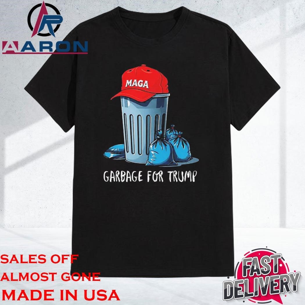 Original Garbage For Trump MAGA Hat Trash Can Shirt