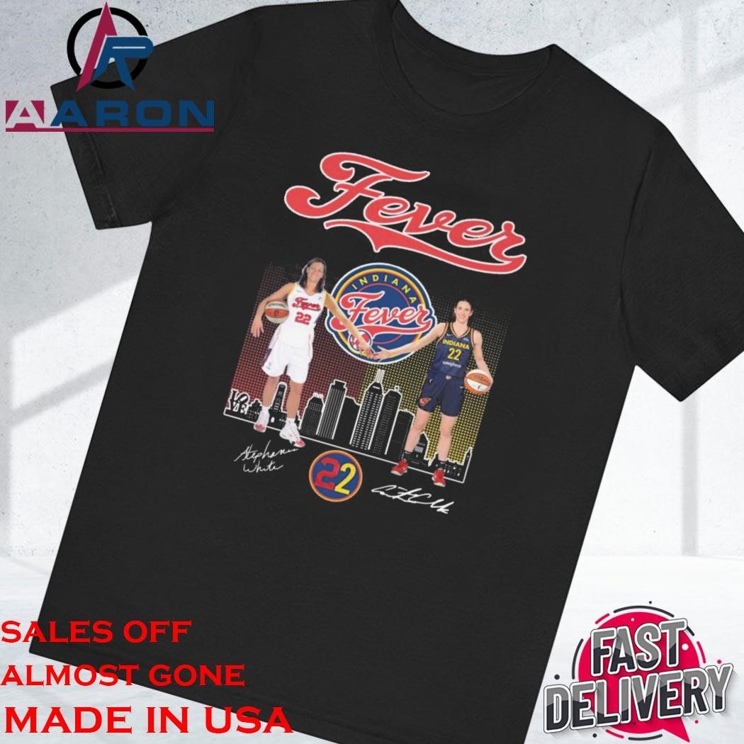 Original Indiana Fever Legends Stephanie White Caitlin Clark 2024 Signatures Shirt