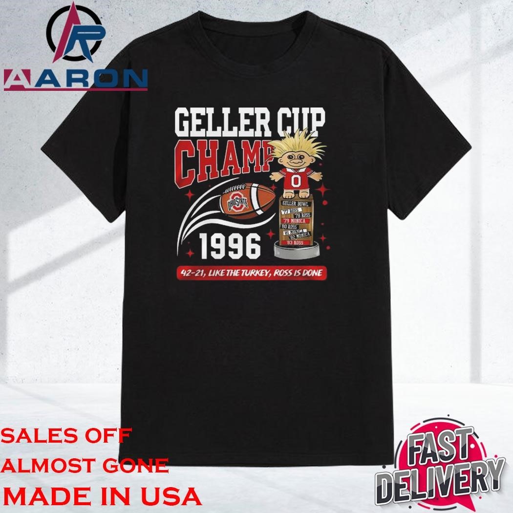 Original Ohio State Buckeyes Football Legacy 1996 Geller Cup Shirt