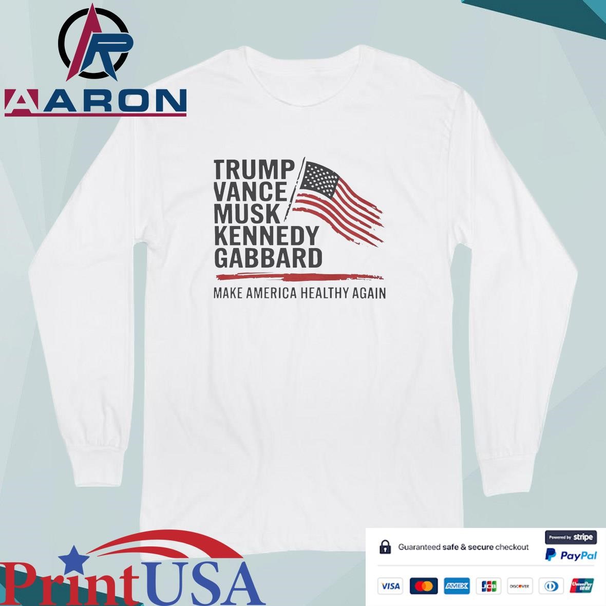 Original Team Trump Make America Healthy Again Long Sleeve