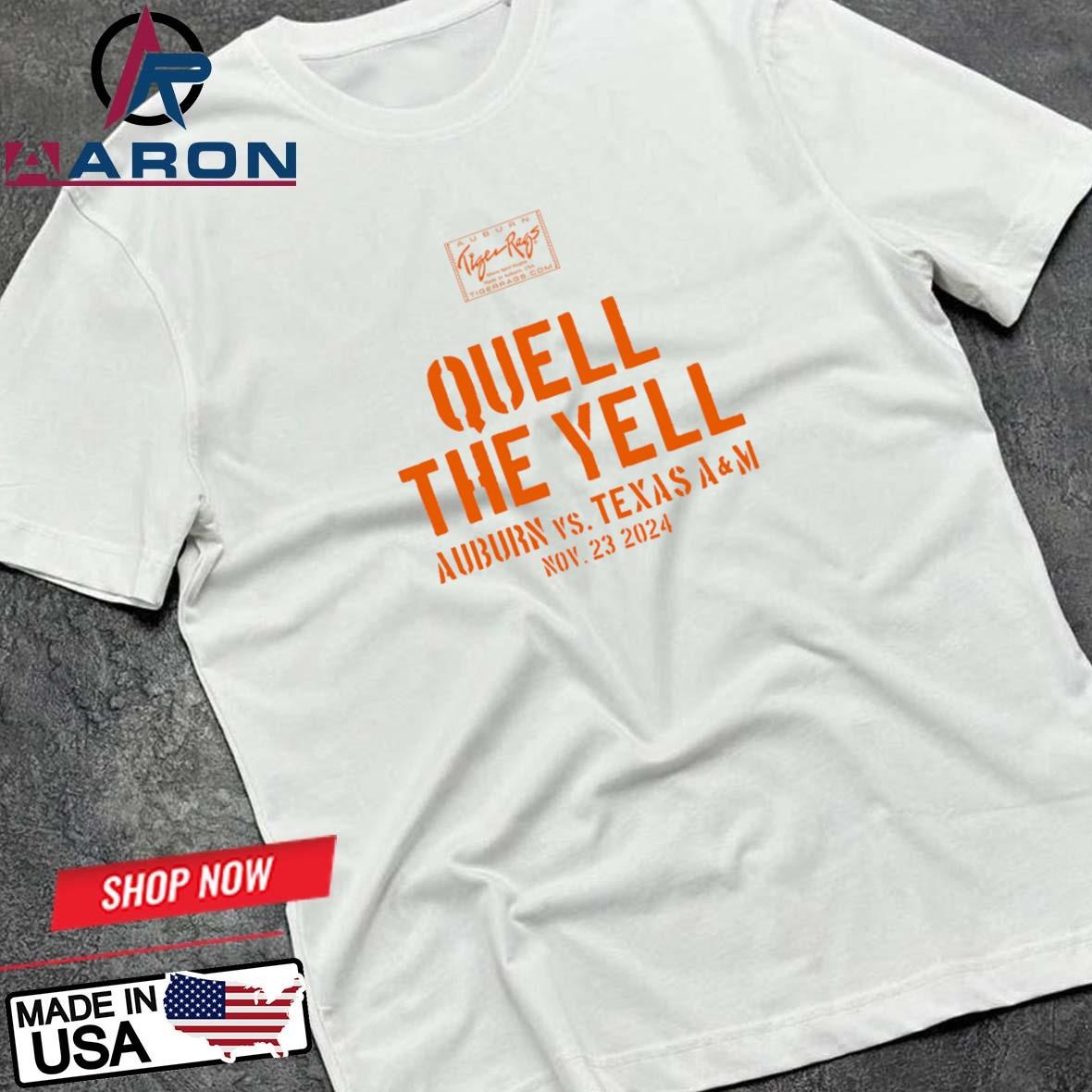 Quell The Yale Auburn Vs Texas A&M Nov 23 2024 T-Shirts