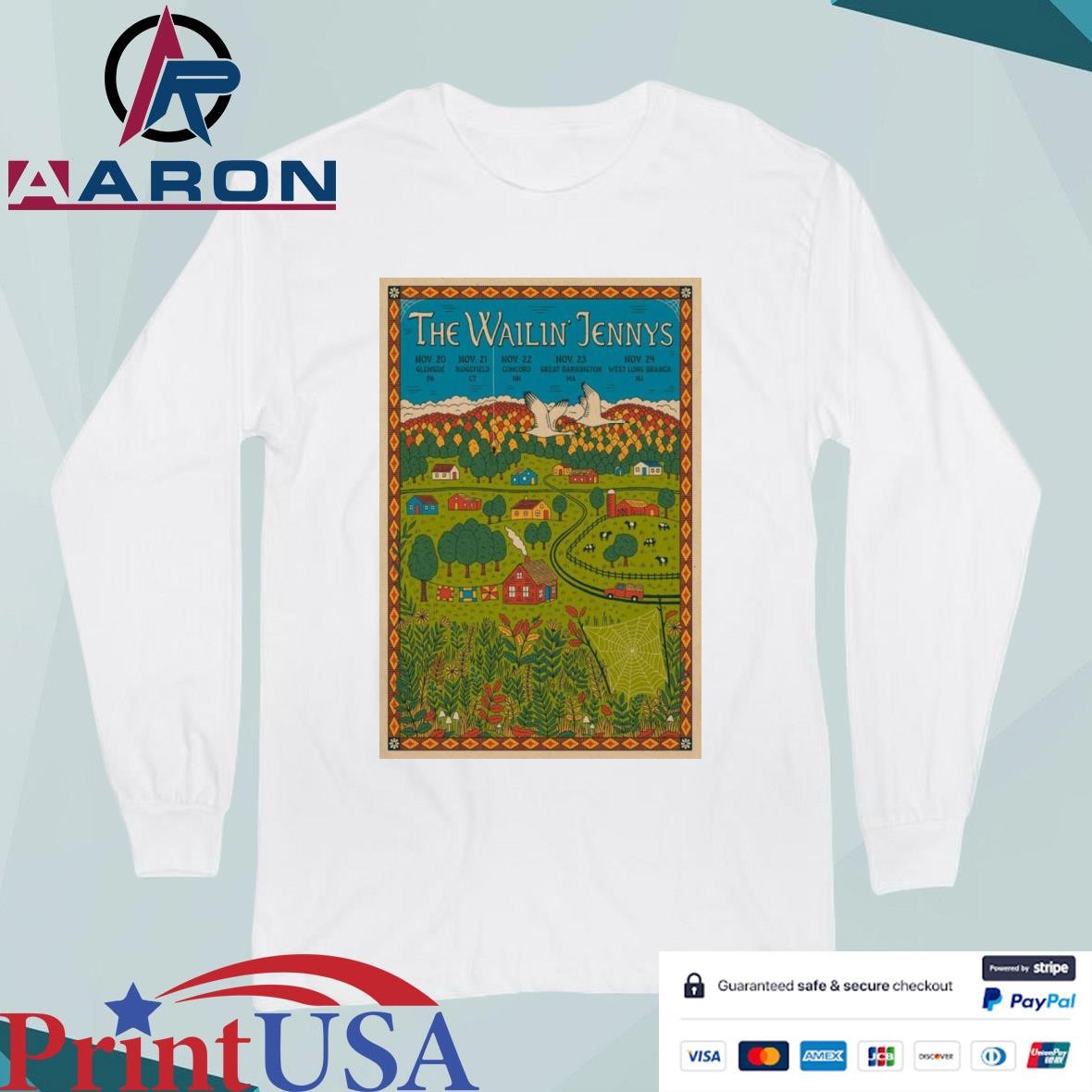 Show The Wailin' Jennys Ridgefield Ct 2024 T-Shirts Long Sleeve
