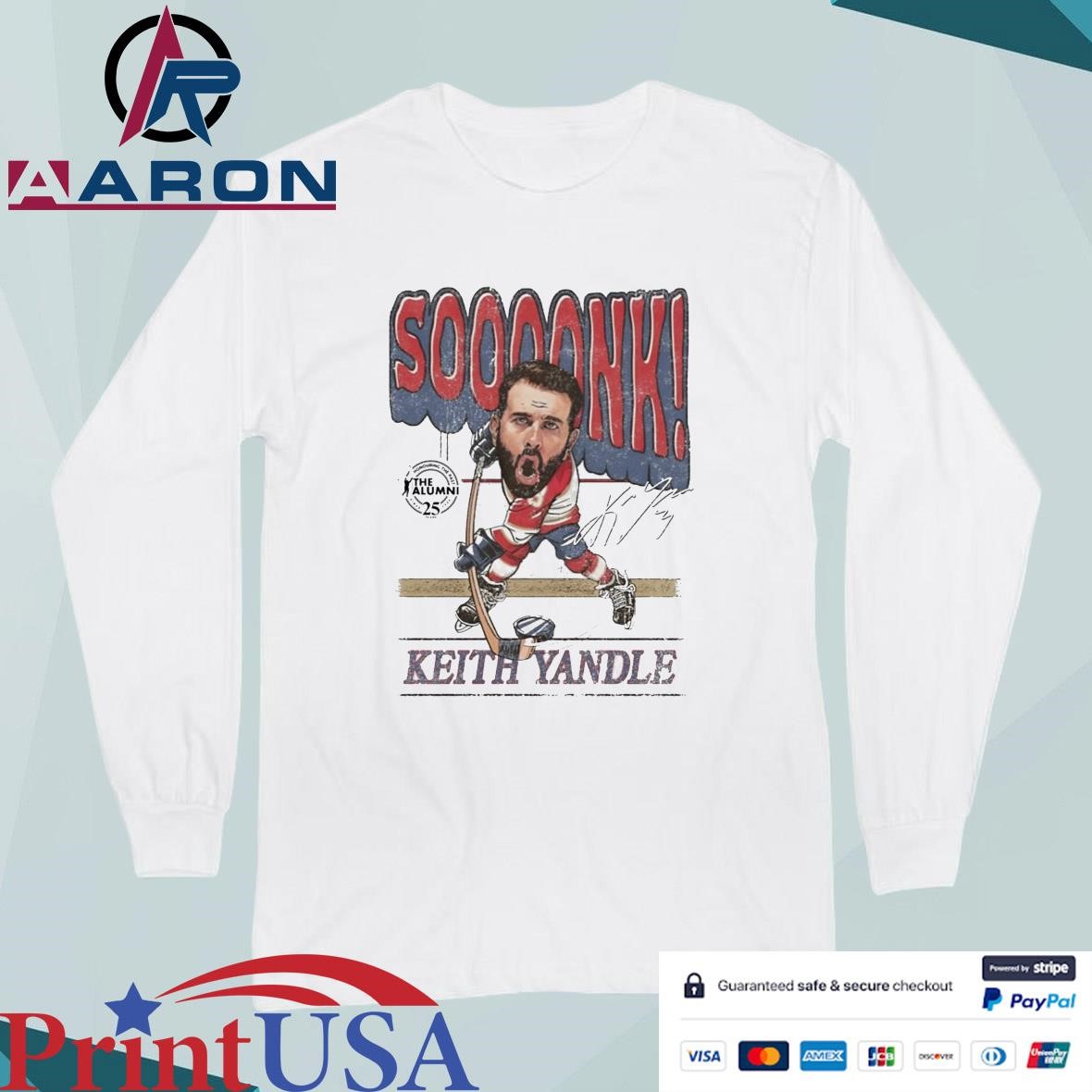 Spittin Chiclets Alumni Association Keith Yandle Sonk T-Shirts Long Sleeve