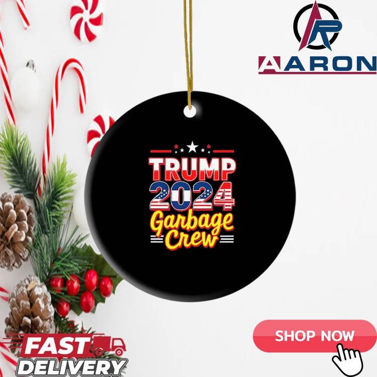 Trump 2024 Garbage Crew Ornament