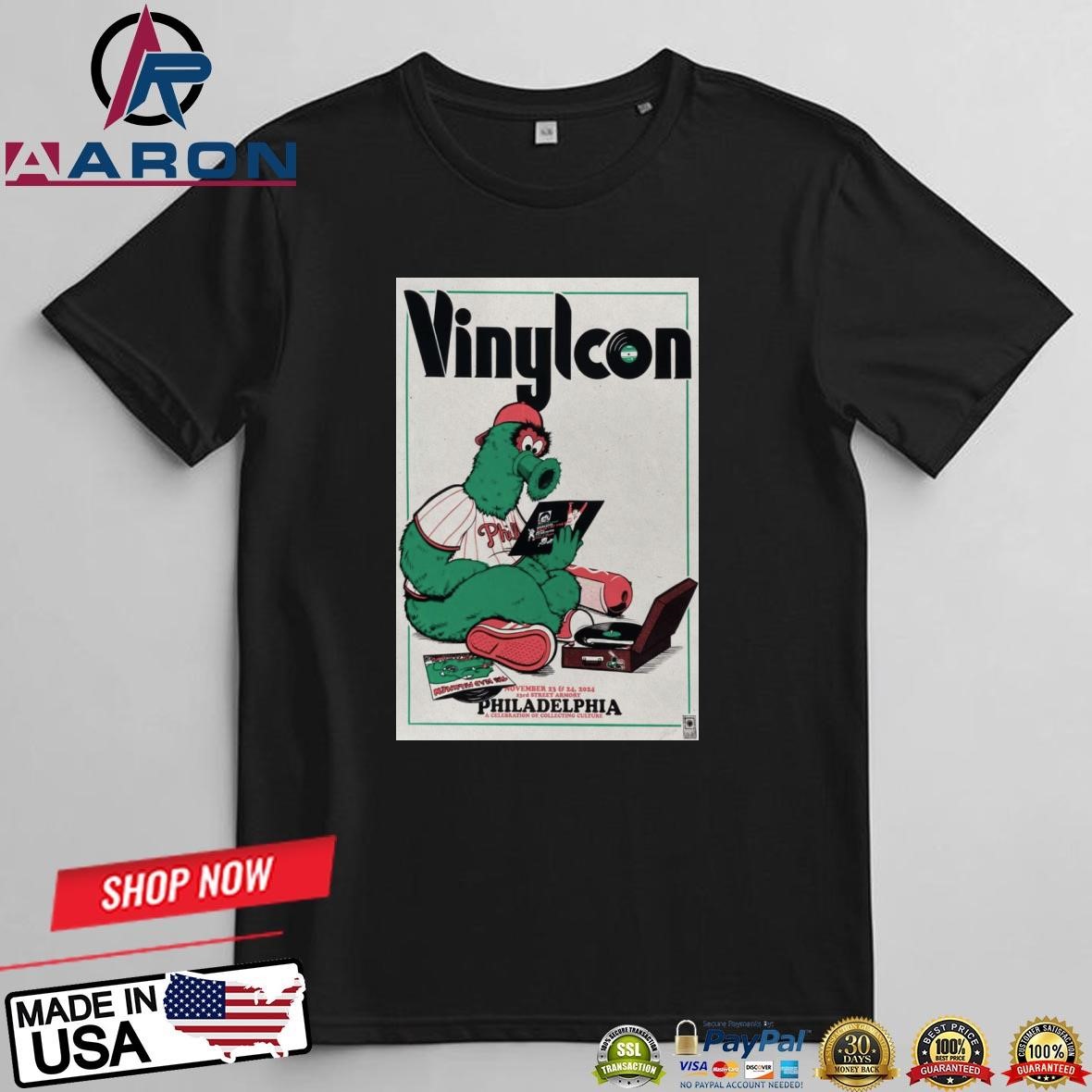 Vinylcon Nov 23-24 2024 The 23rd St. Armory In Philadelphia PA Tour T-Shirts