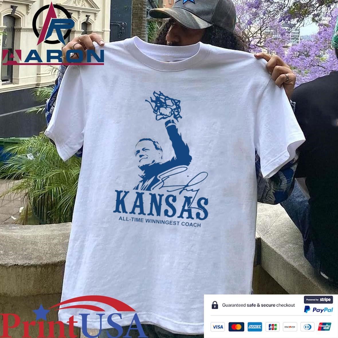 Bill Self Kansas All-Time Winningest Coach T-Shirts