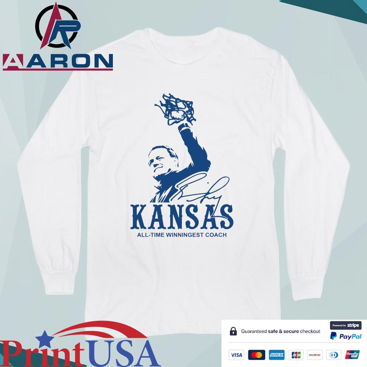 Bill Self Kansas All-Time Winningest Coach T-Shirts Long Sleeve