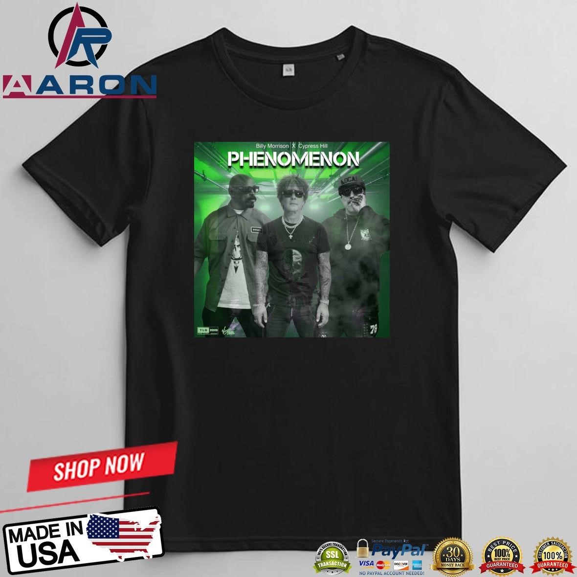 Billy Morrison Teams With Cypress Hill For Phenomenon T-Shirts