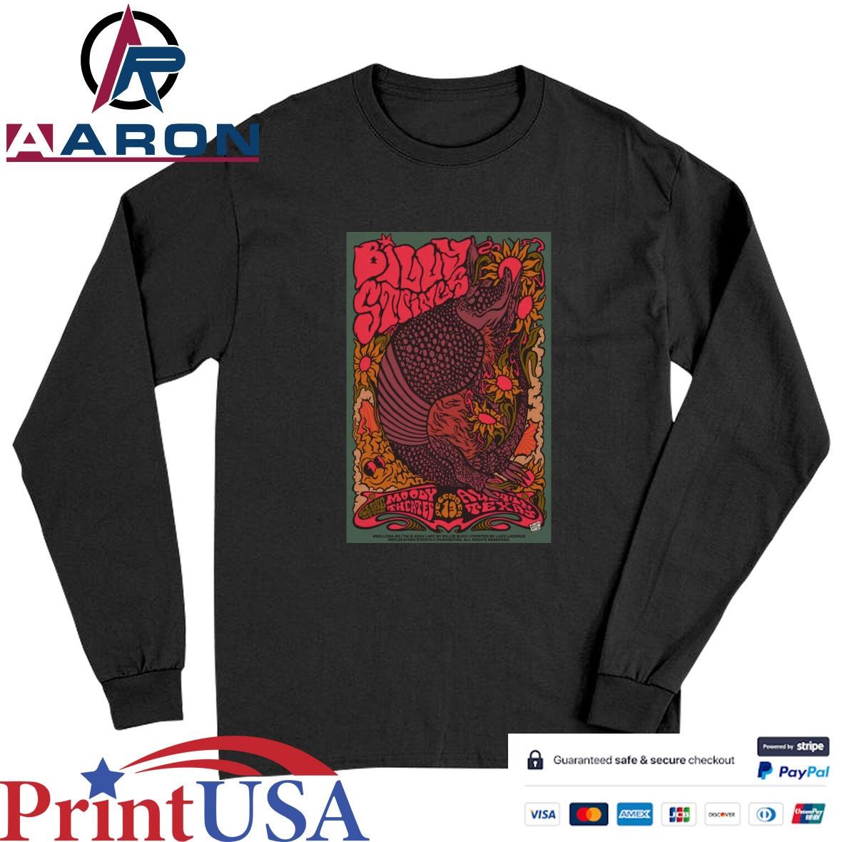 Billy Strings ACL Live At The Moody Theater in Austin TX Dec 13 2024 Poster T-Shirts Long Sleeve