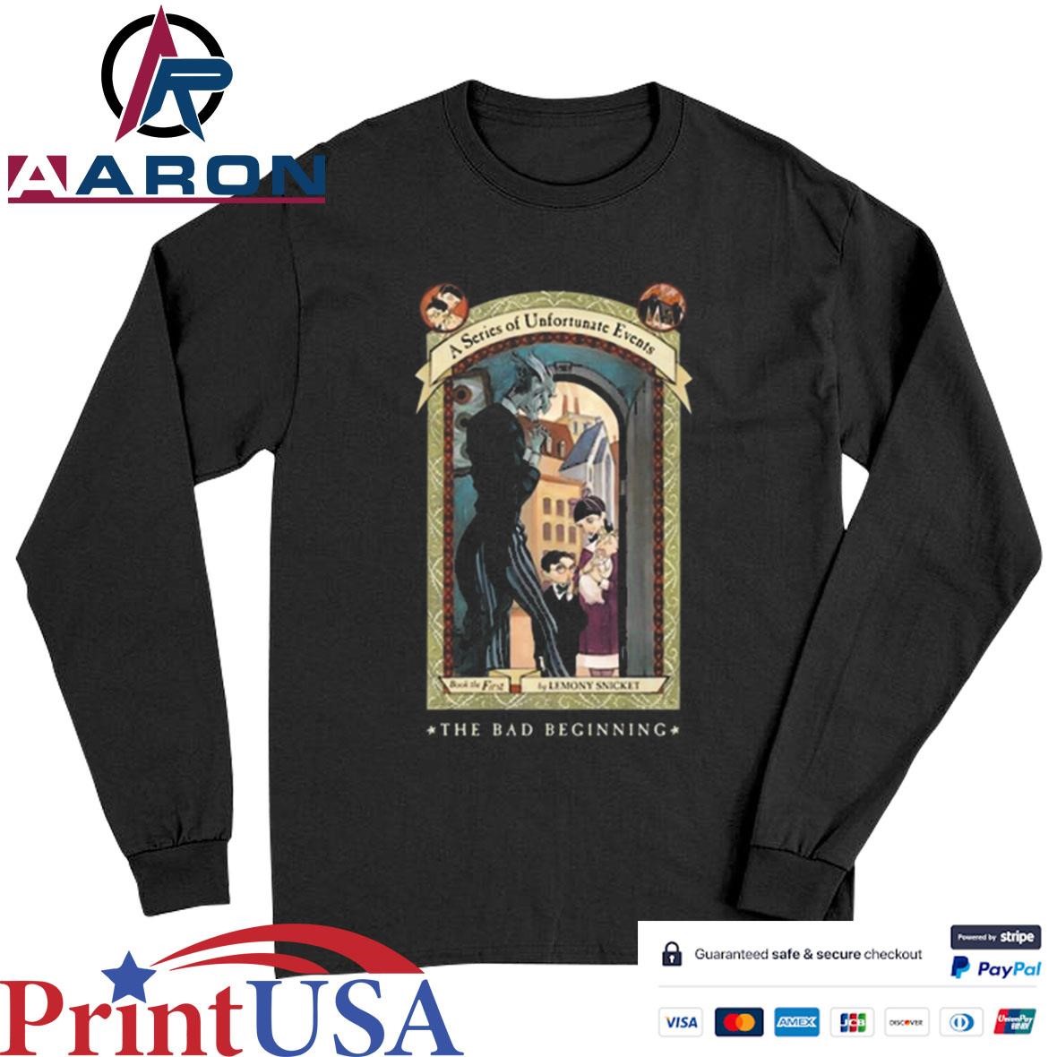 Daniel Handler The Bad Beginning T-Shirts Long Sleeve