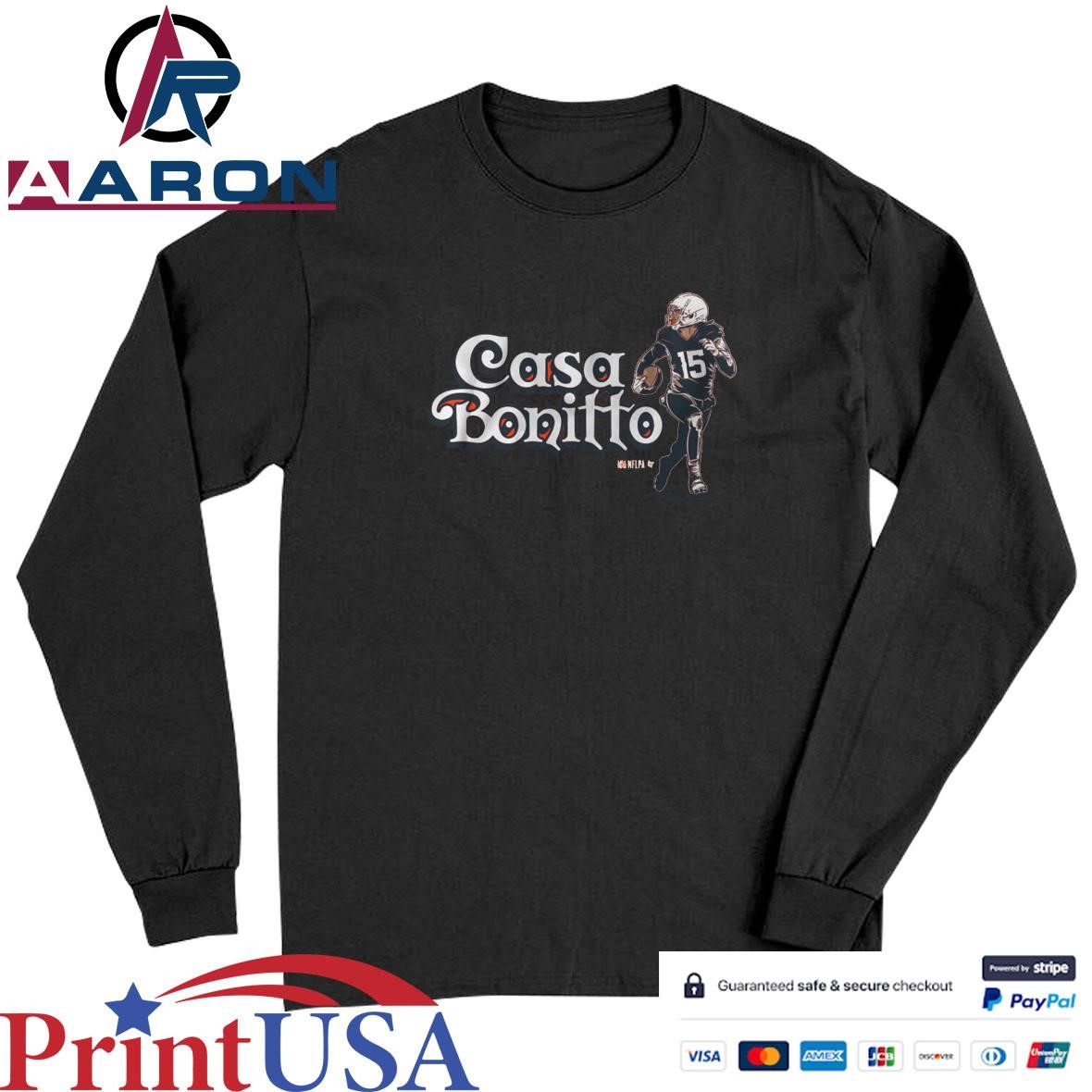 Denver Broncos Nik Bonitto Casa Bonitto T-Shirts Long Sleeve