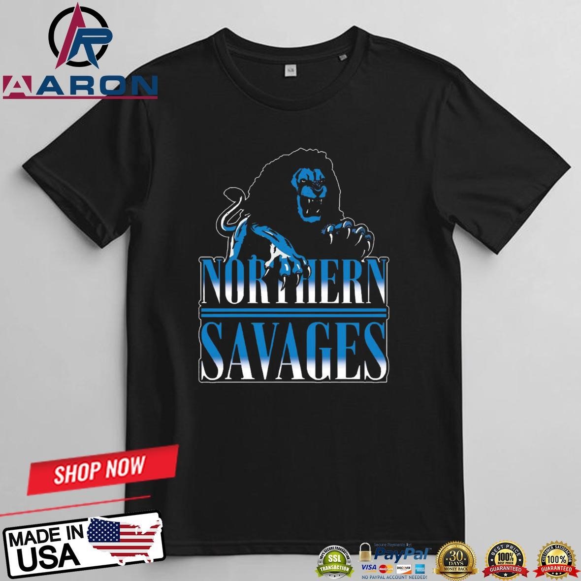 Detroit Lions Northern Savages T-Shirts