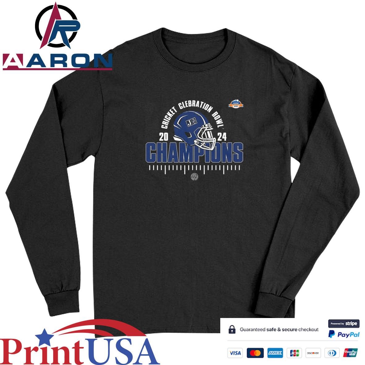 Jackson State Tigers Is The Cricket Celebration Bowl Champions NCAA Football Season 2024-2025 T-Shirts Long Sleeve