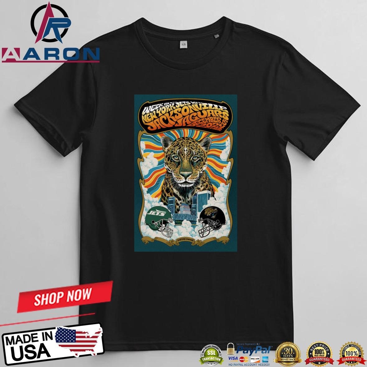 Jets VS Jaguars Dec 15 2024 Jacksonville FL Poster T-Shirts
