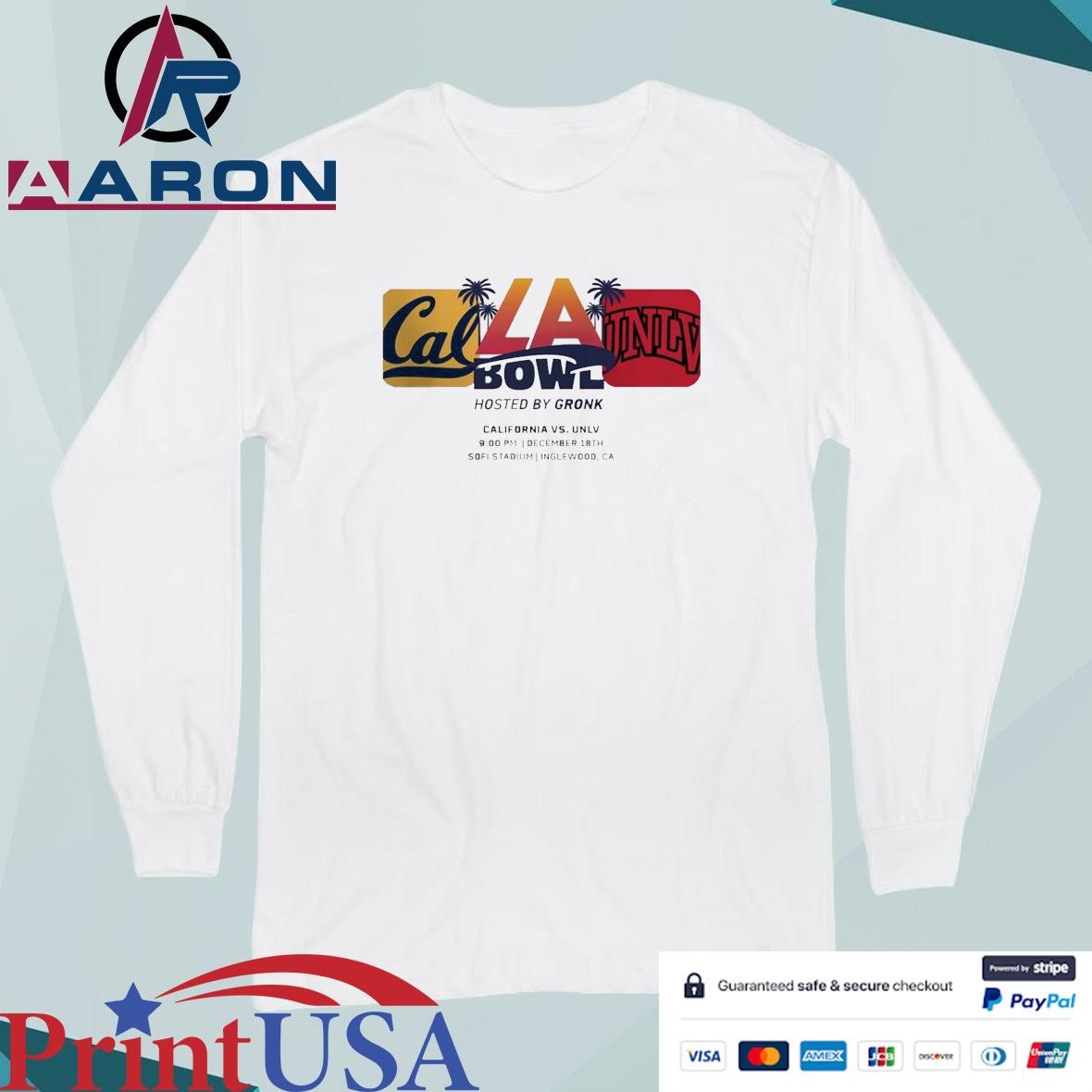 LA Bowl California Golden Bears Vs UNLV Rebels Matchup At Sofi Stadium In Inglewood CA On December 18th 2024 NCAA T-Shirts Long Sleeve