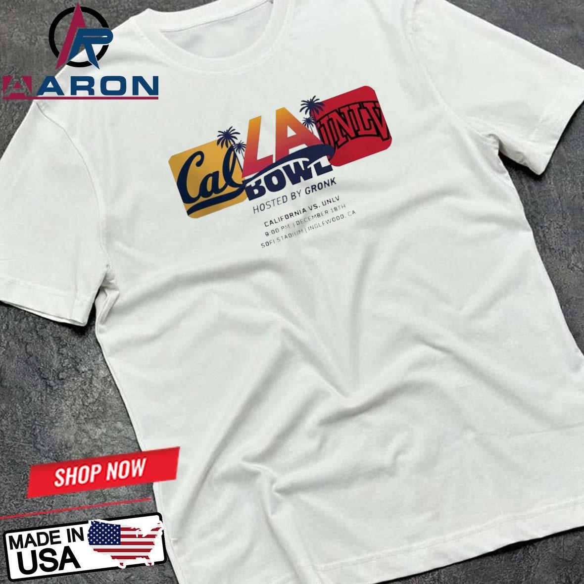 LA Bowl California Golden Bears Vs UNLV Rebels Matchup At Sofi Stadium In Inglewood CA On December 18th 2024 NCAA T-Shirts