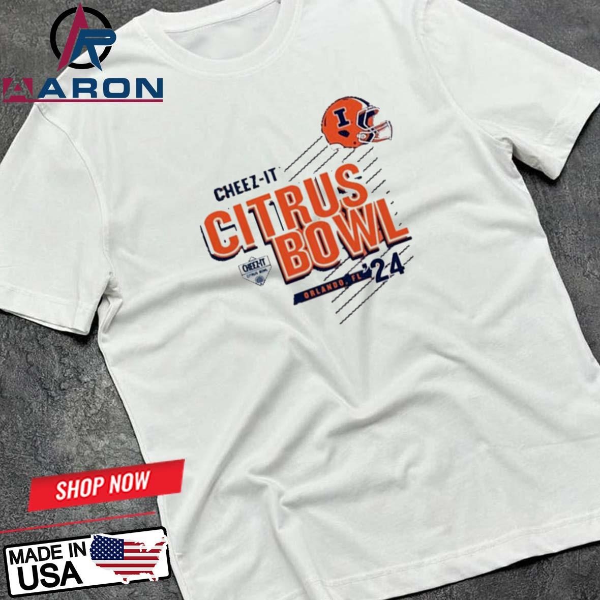 Official Cheez-It Citrus Bowl 2024 Illinois Fighting Illini Football T-Shirts