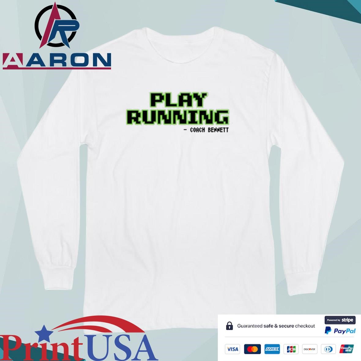 Official Coach Bennett Play Running T-Shirts Long Sleeve