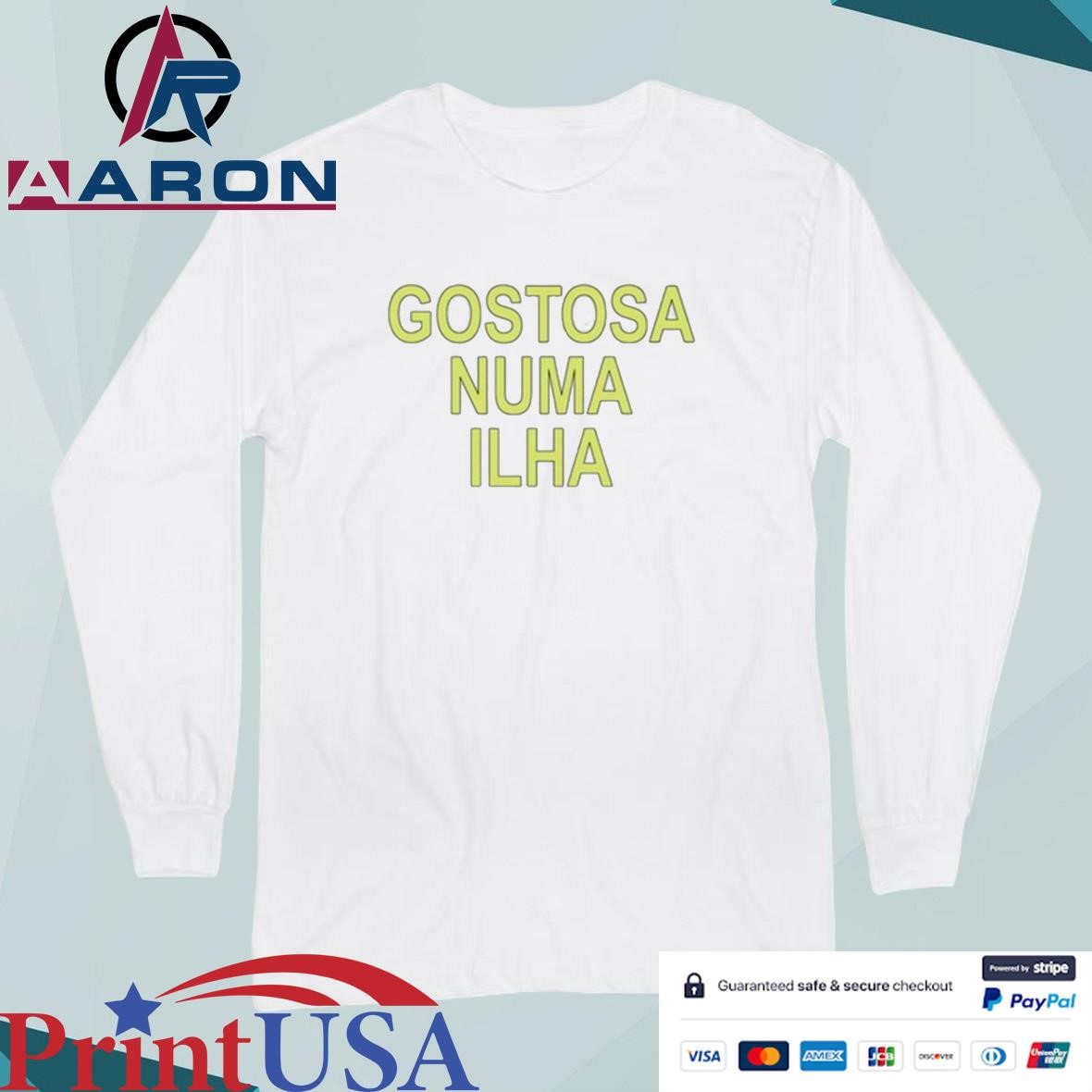 Official Gostosa Numa Ilha T-Shirts Long Sleeve