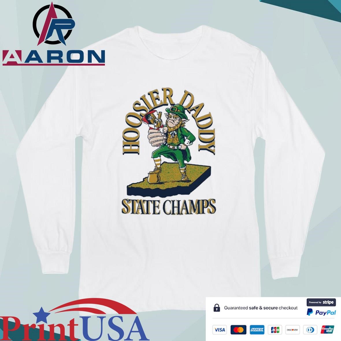 Official Hoosier Daddy Nd State Champs T-Shirts Long Sleeve