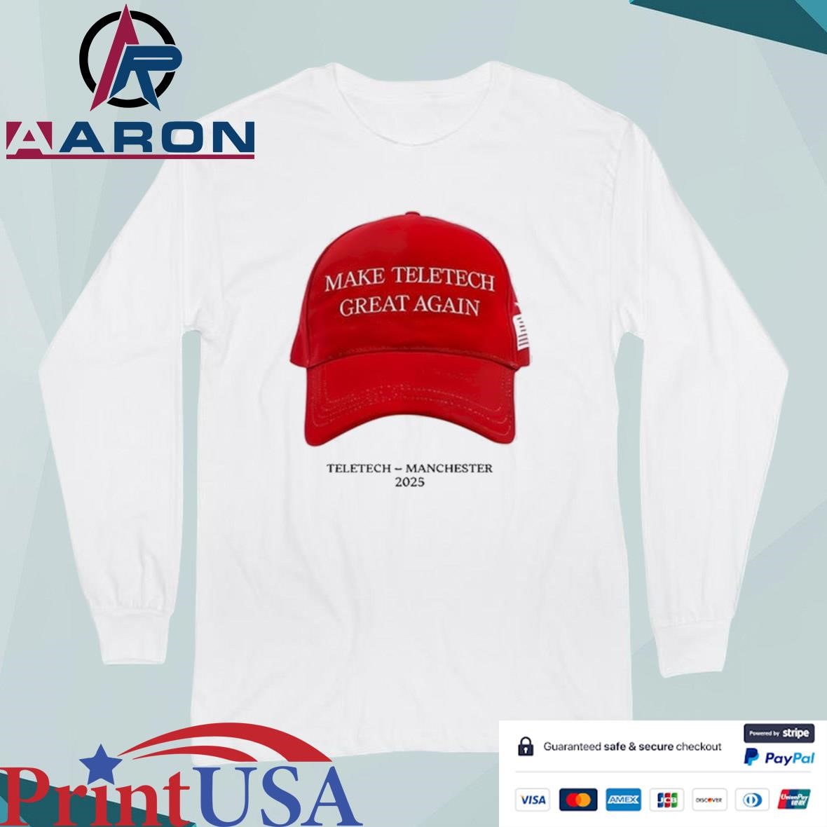 Official Make Teletech Great Again Teletech-Manchester 2025 T-Shirts Long Sleeve