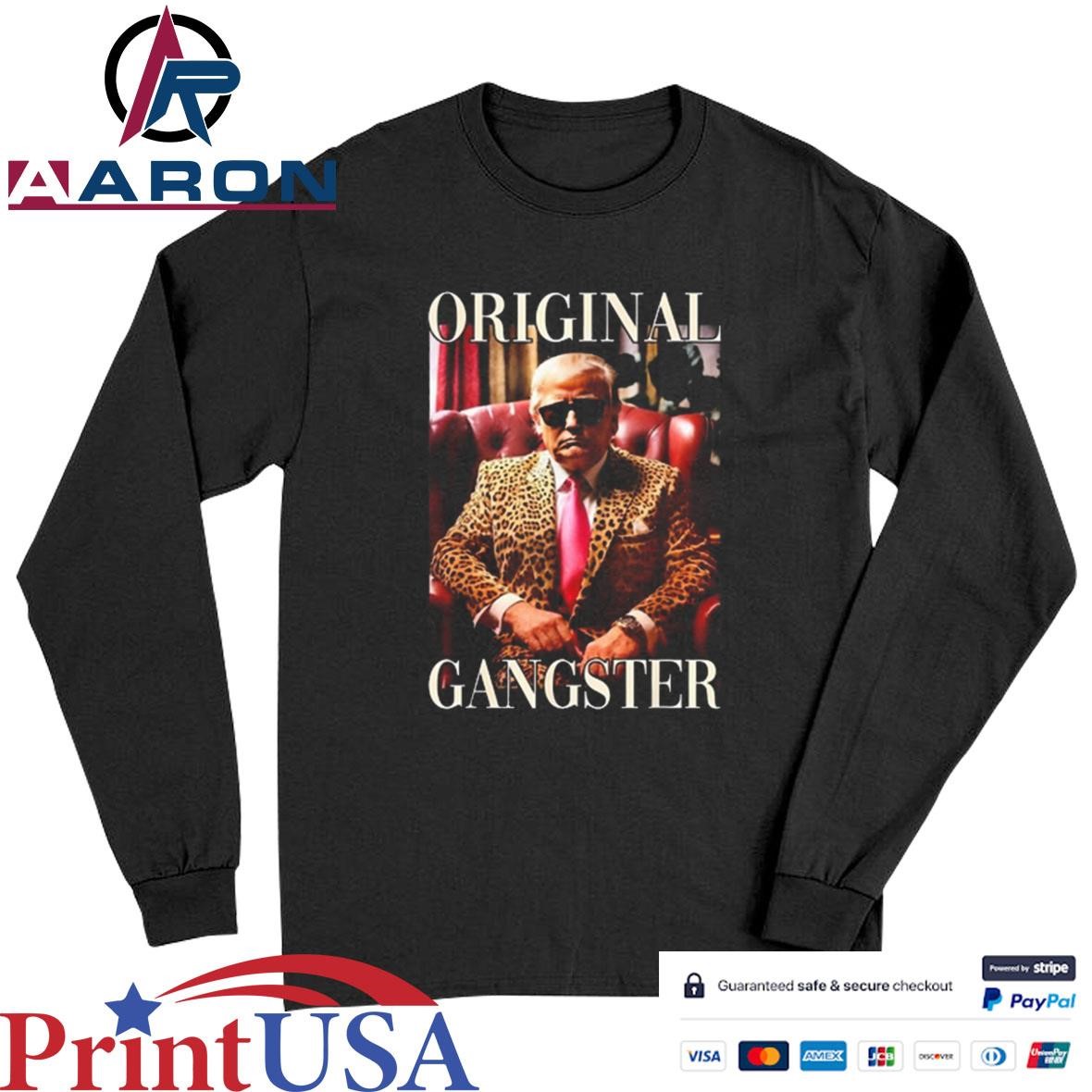 Official Tammie Mcdonald Wearing Trump Gangster T-Shirts Long Sleeve