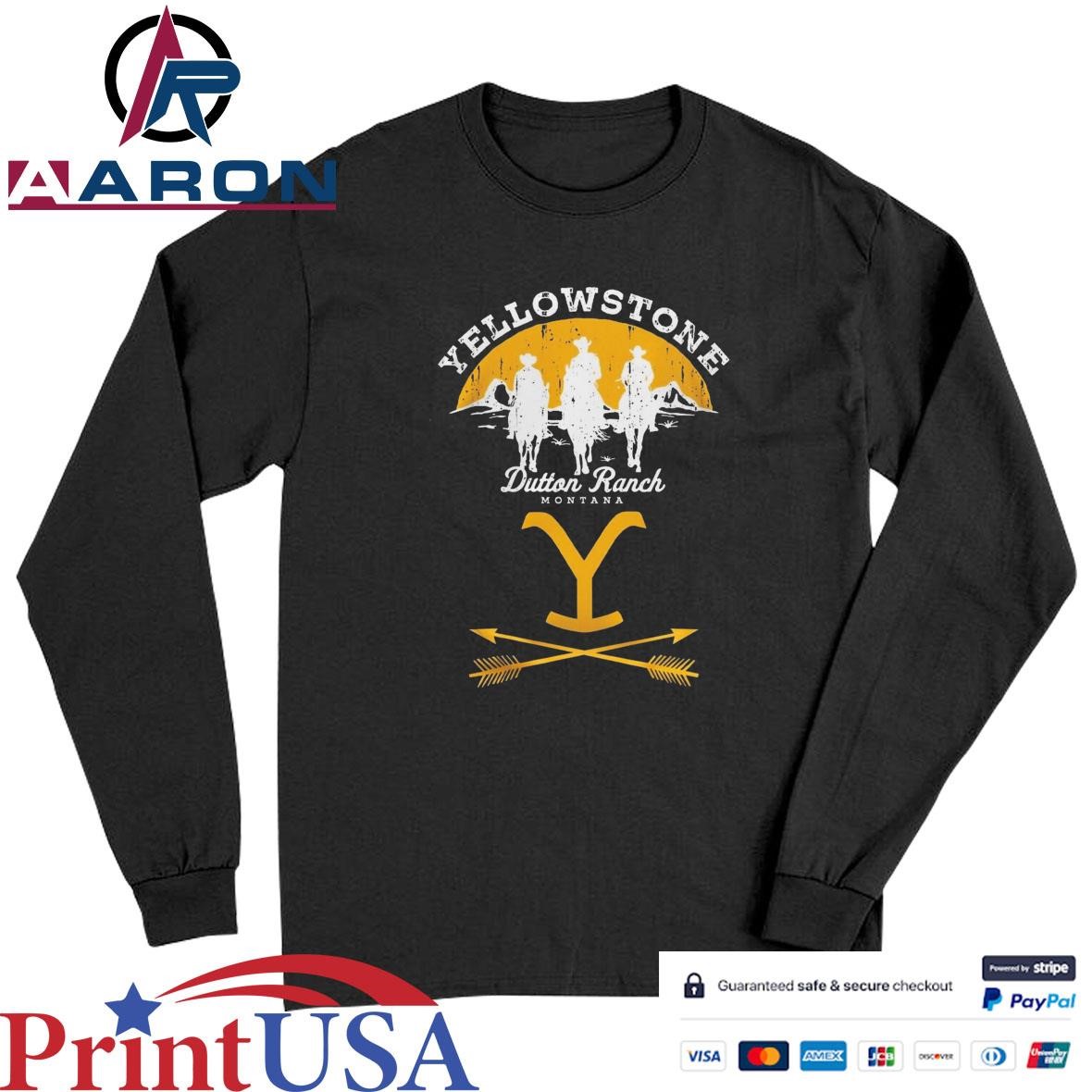 Official Yellowstone Dutton Ranch Thank You For The Memories 2024 T-Shirts Long Sleeve