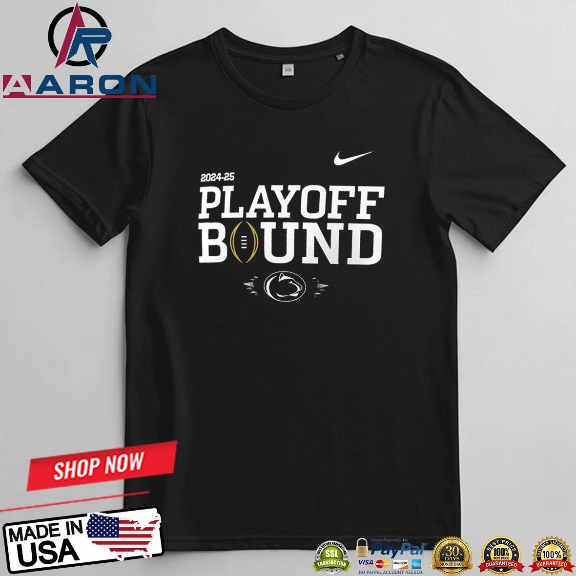 Penn State Nittany Lions 2024 College Football Playoff Bound T-Shirts