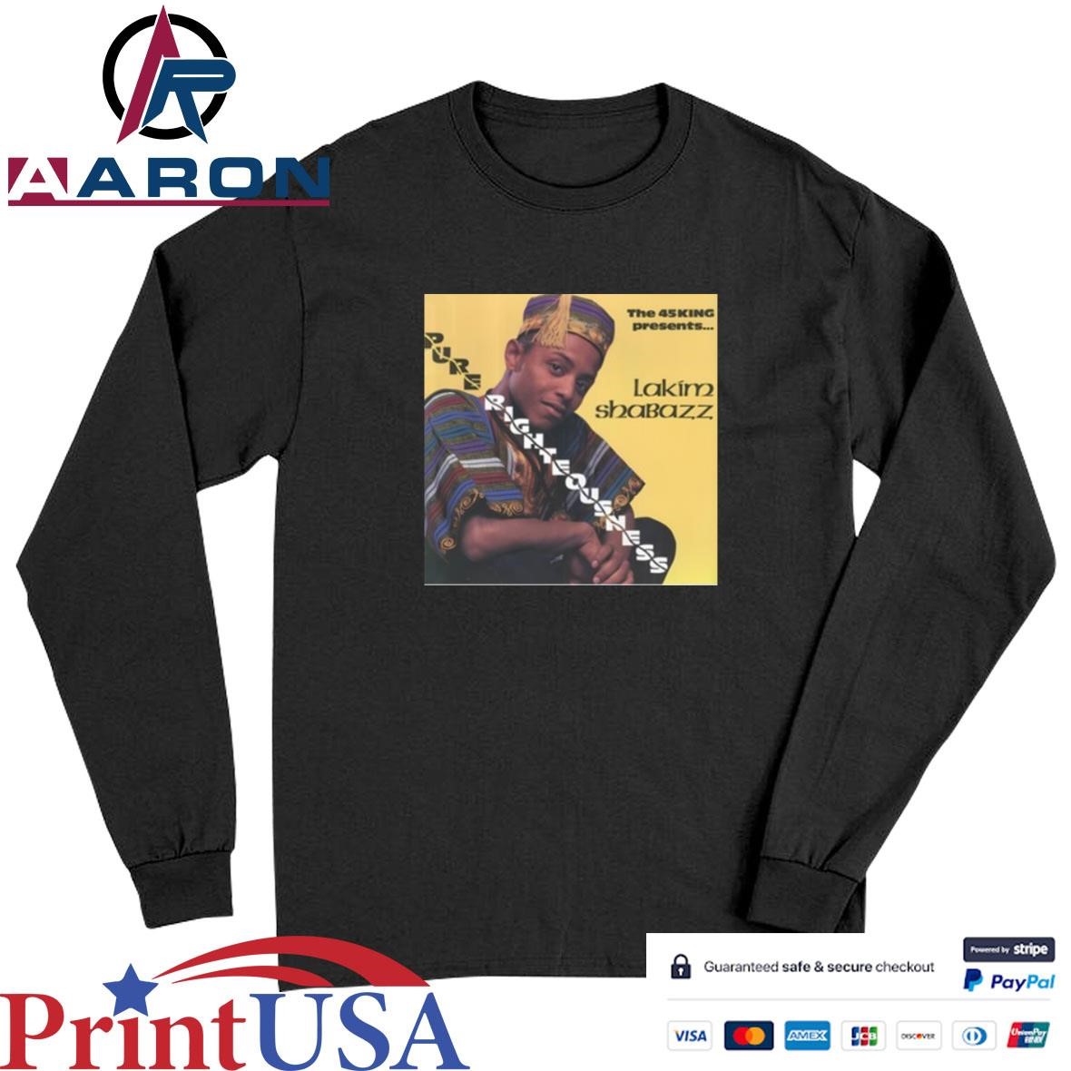 Pure Righteousness Lakim Shabazz T-Shirts Long Sleeve