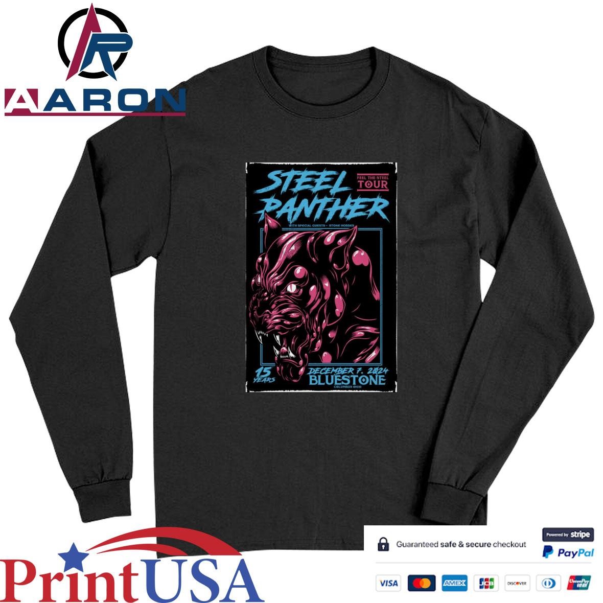 Steel Panther The Bluestone Columbus, OH 12 07 2024 Poster T-Shirts Long Sleeve