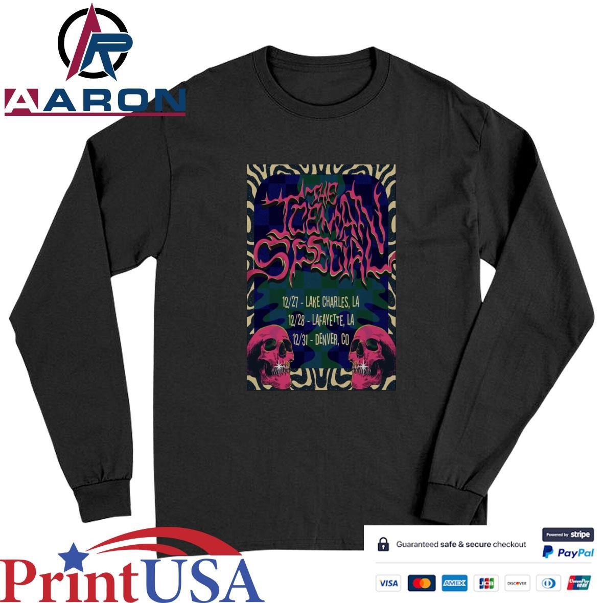 The Iceman Specia NYE Shows Dec 27-31 2024 Louisiana And Colorado Poster T-Shirts Long Sleeve