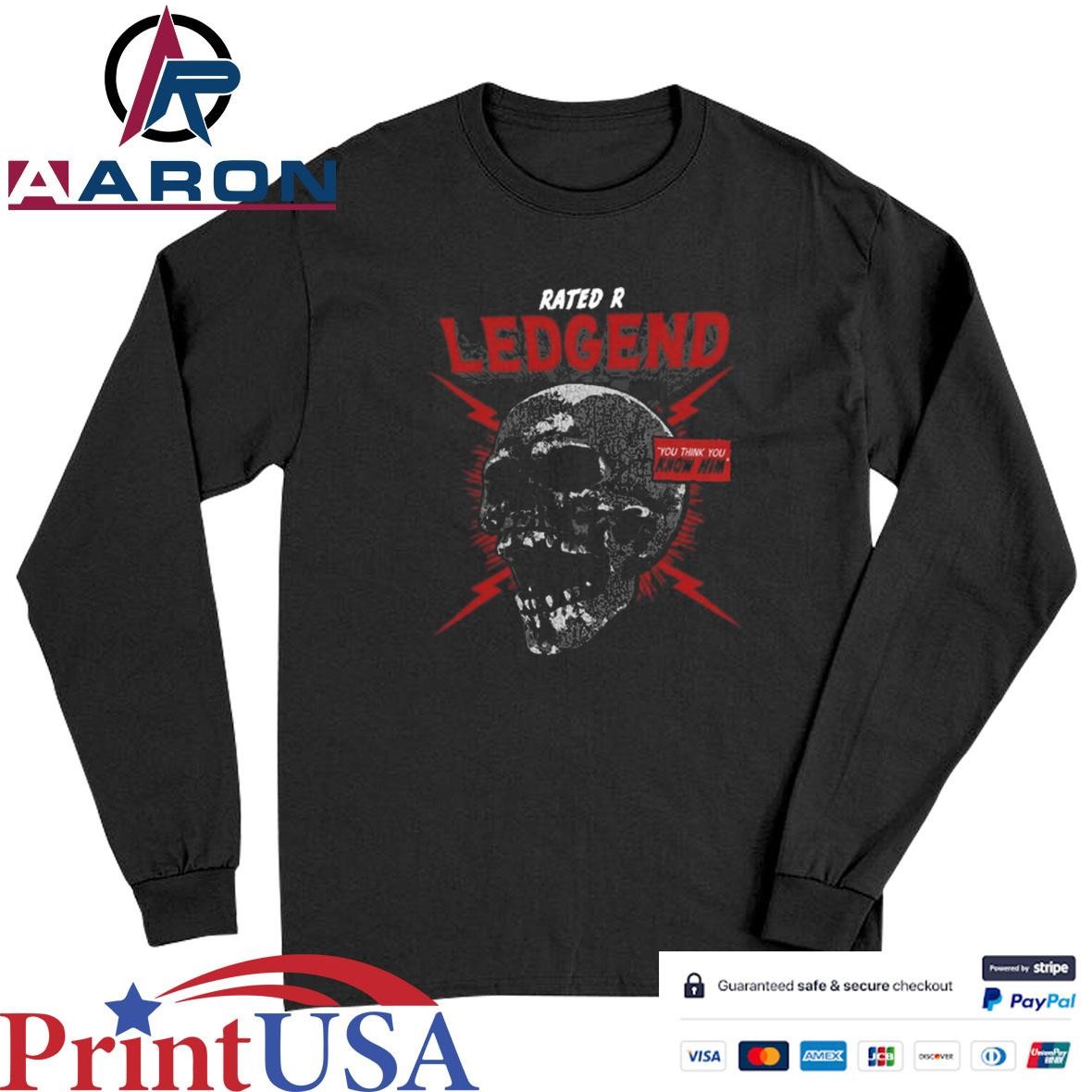 Official Adam Copeland Legend Tri Blend Black T-Shirts Long Sleeve