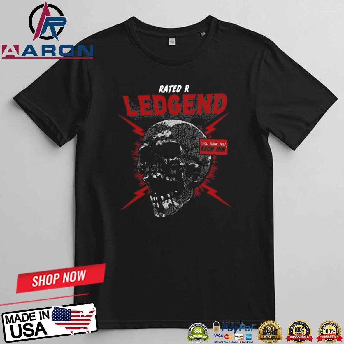 Official Adam Copeland Legend Tri Blend Black T-Shirts