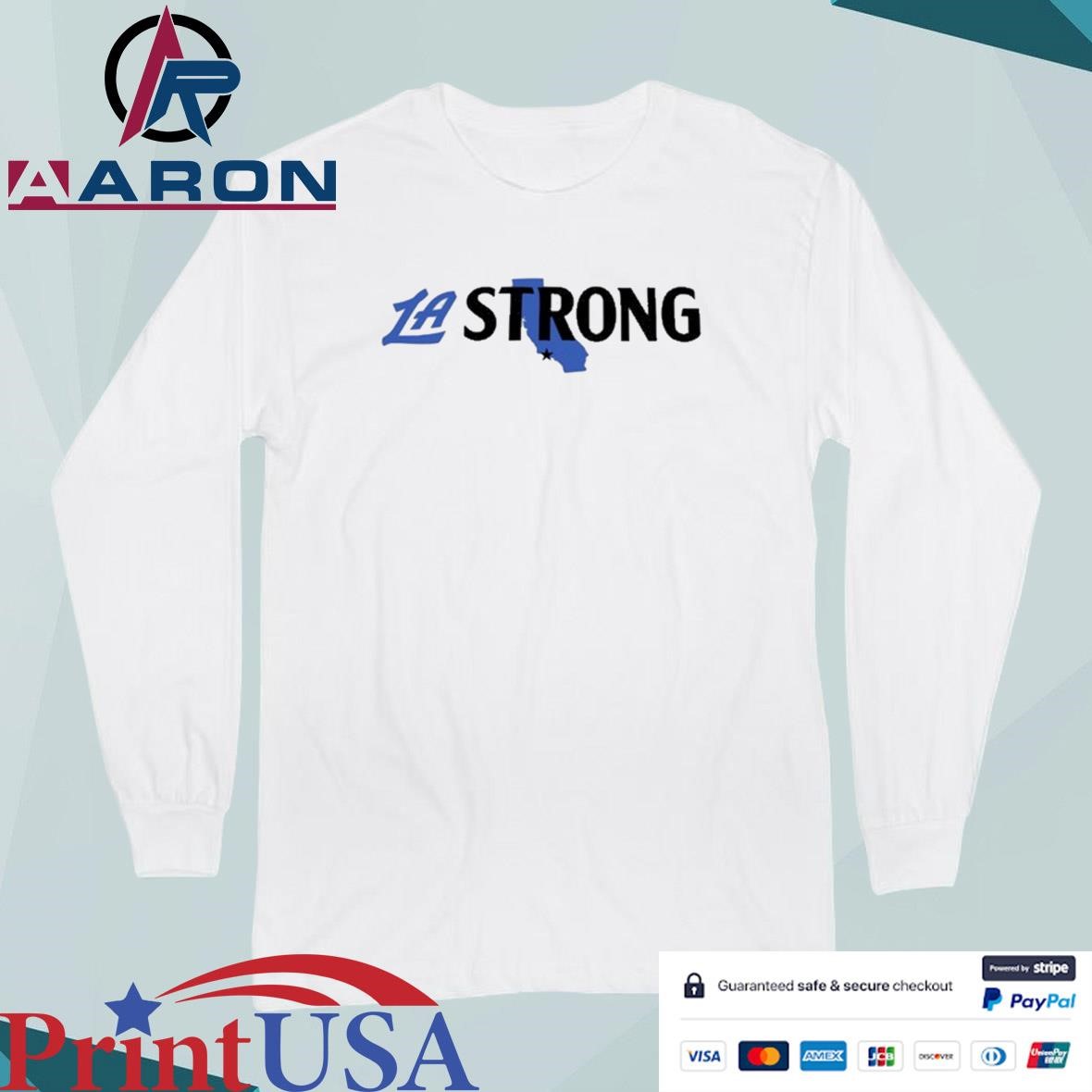 Official Clippers Game Los Angeles Strong T-Shirts Long Sleeve