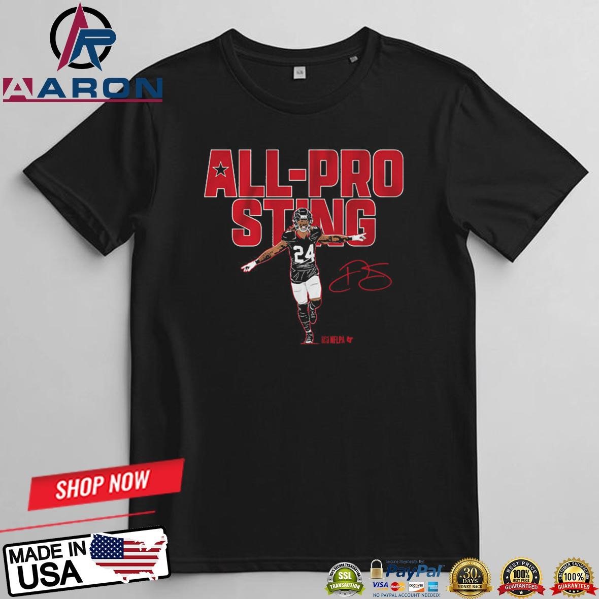 Official Derek Stingley Jr All-Pro Sting T-Shirts t-shirt