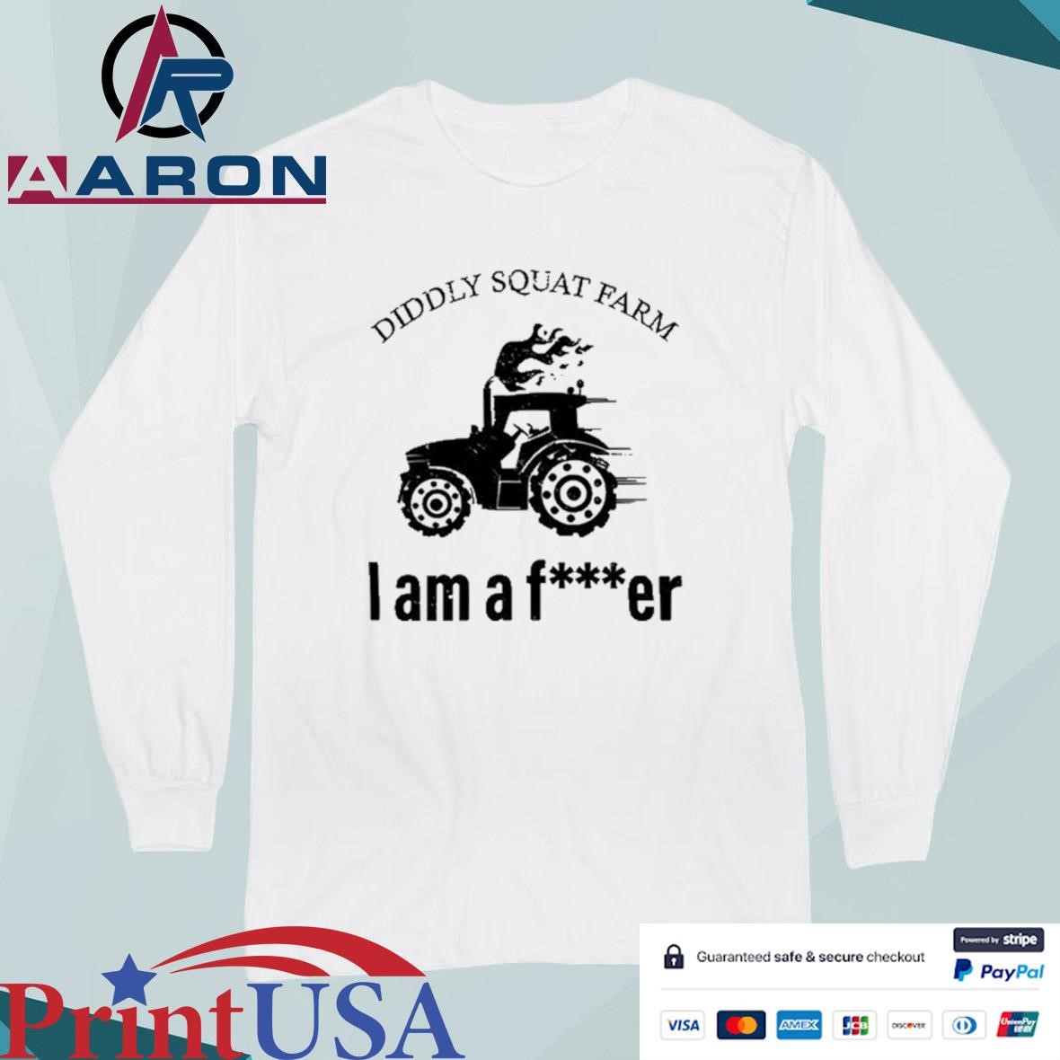 Official Diddly Squat Farm I Am A Fucker T-Shirts Long Sleeve