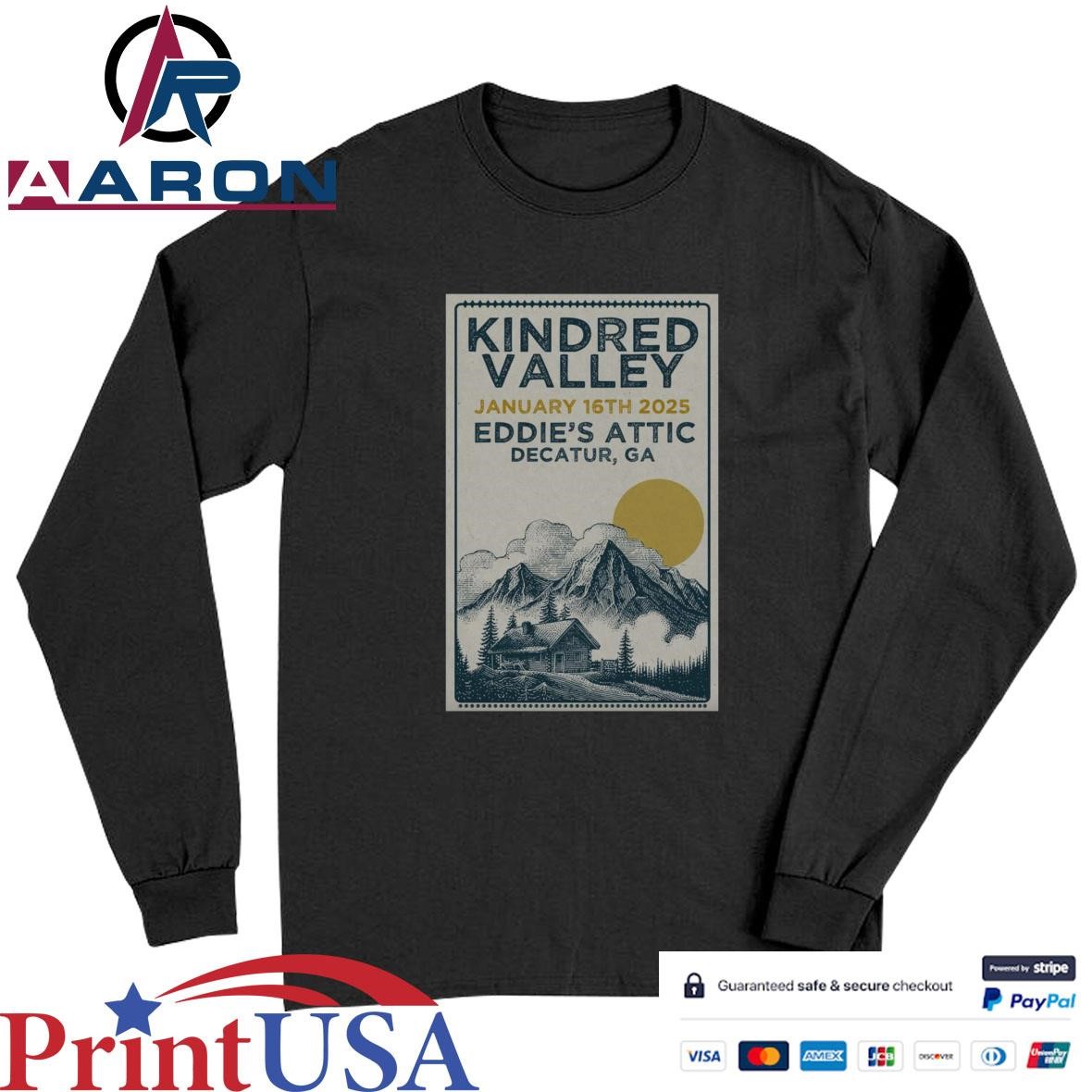 Official Kindred Valley In Decatur Ga Jan 16 2025 Poster T-Shirts Long Sleeve