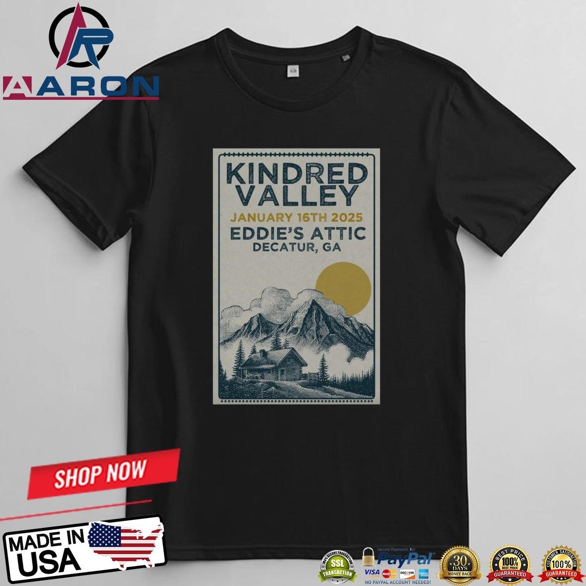 Official Kindred Valley In Decatur Ga Jan 16 2025 Poster T-Shirts