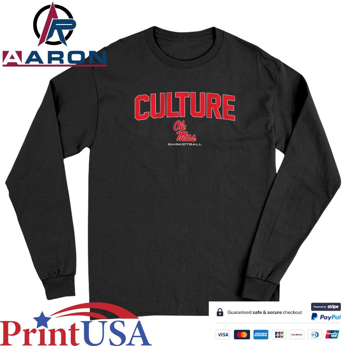 Official Ole Miss Basketball Culture T-Shirts Long Sleeve