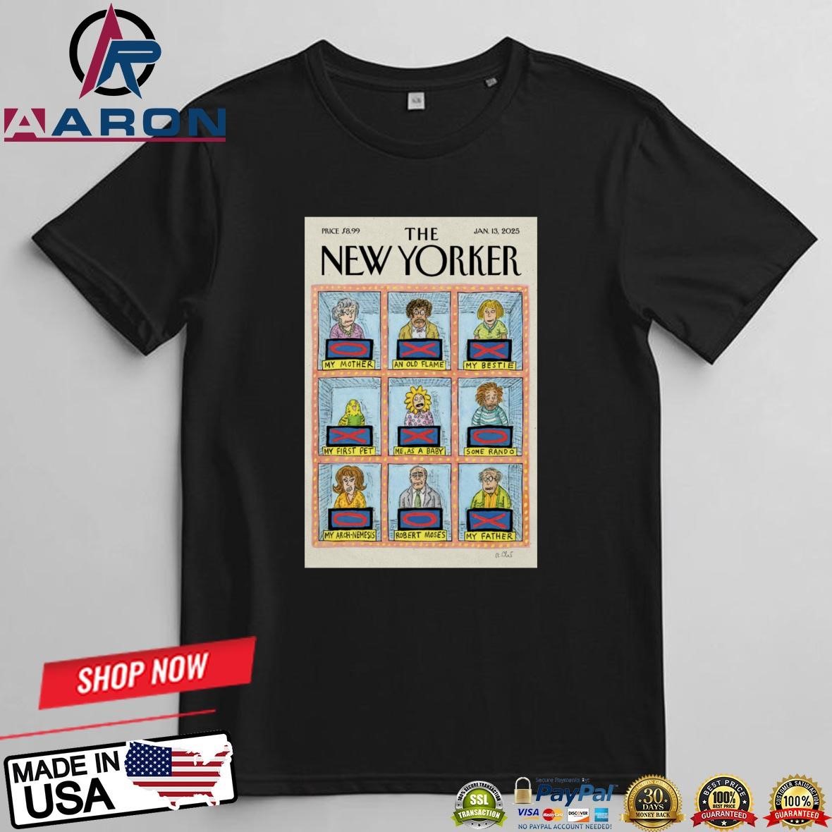 Official The New Yorker Game Show January 13, 2025 T-Shirts t-shirt