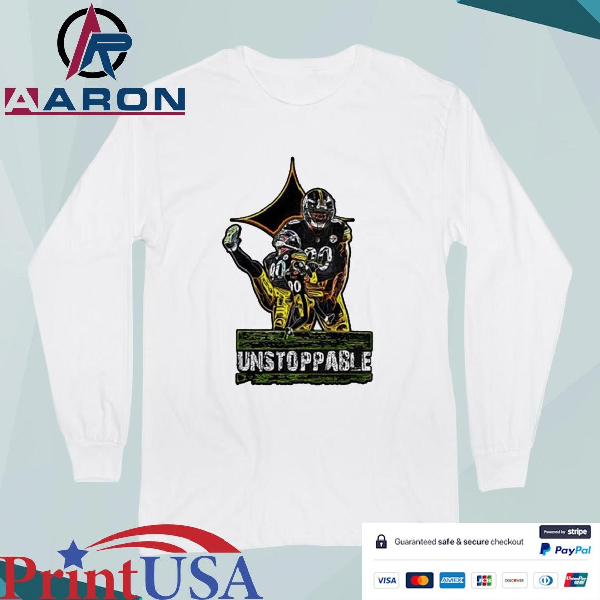 Official Tj Watt Unstoppable T-Shirts Long Sleeve